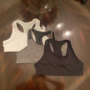 OLD NAVY SPORTS BRA TRIO FOR SALE!!!! 🤍🖤